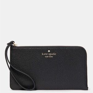 Kate Spade Outlet Black Wristlet nwt